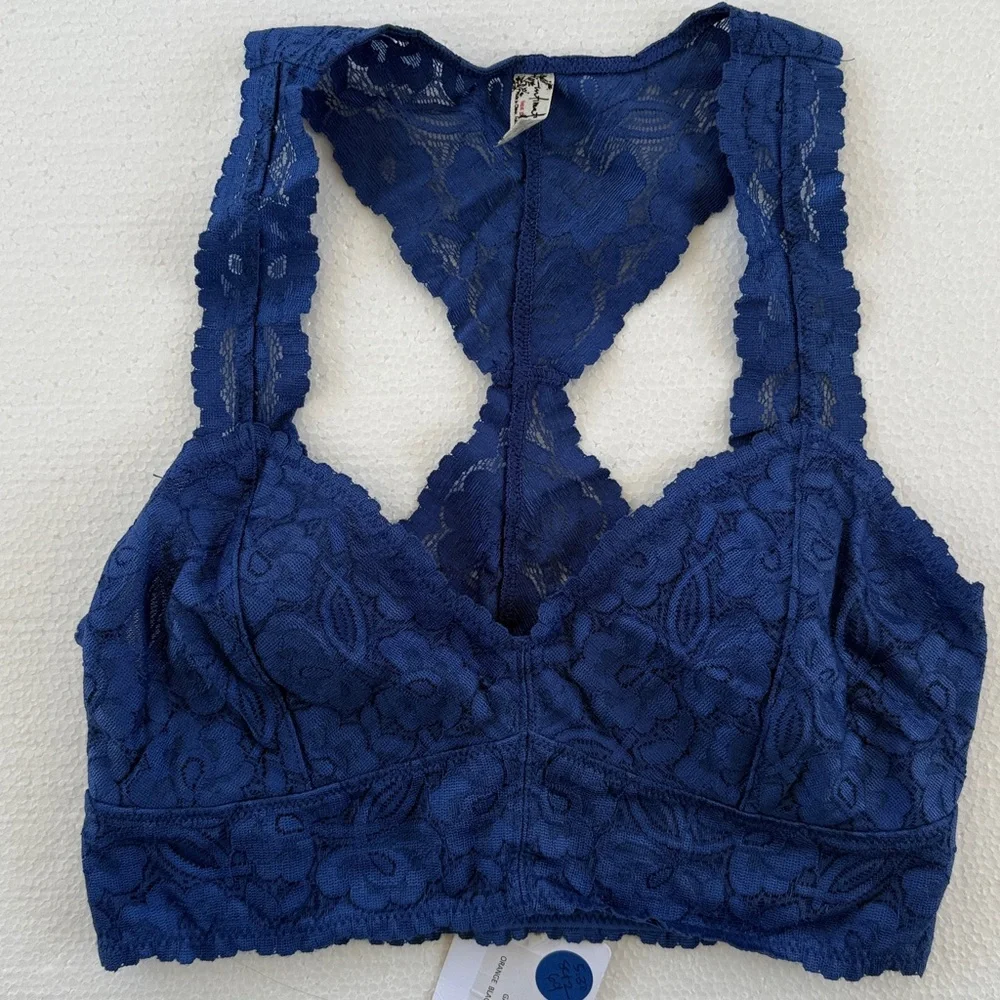Free People Galloon Lace Racerback Bra
